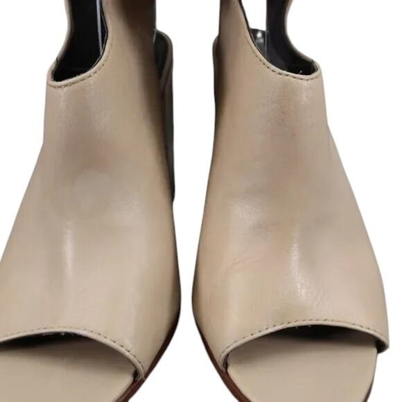 Aldo Shoes Womens 7.5 Pumps Ankle Wrap Buckle Bootie Peep Toe Leather Block Heel - Picture 16 of 16